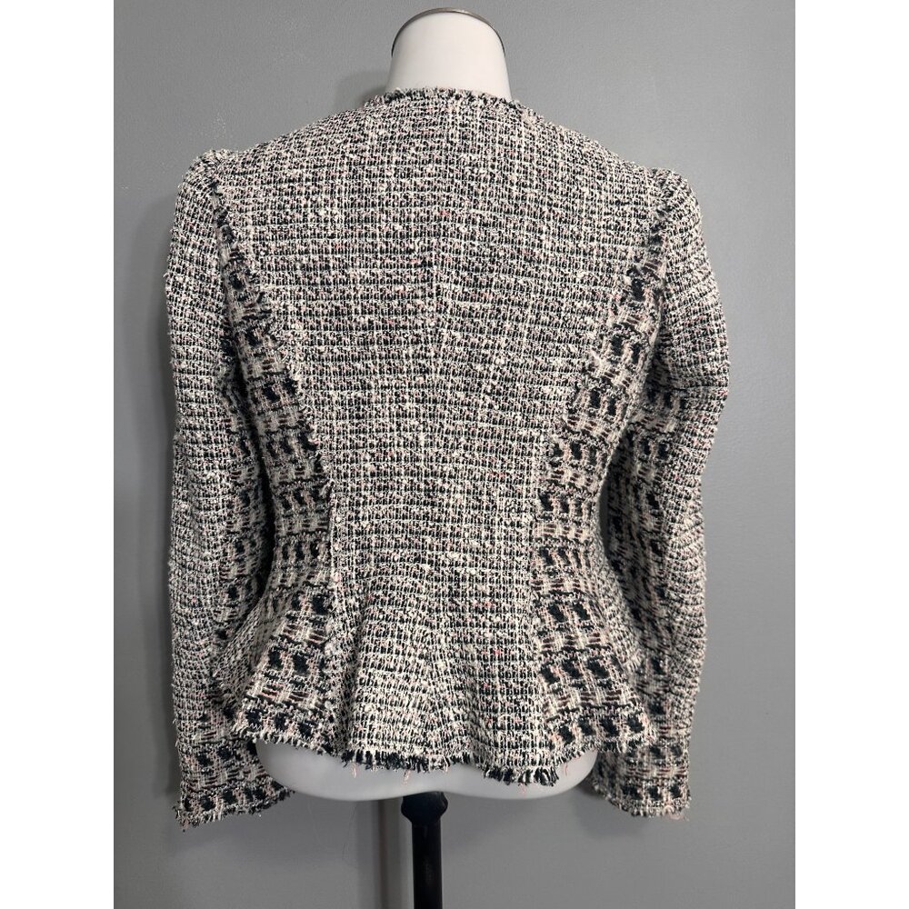 Women's Rebecca Taylor Mixed Tweed Blazer Jacket 4 - Picture 3 of 12
